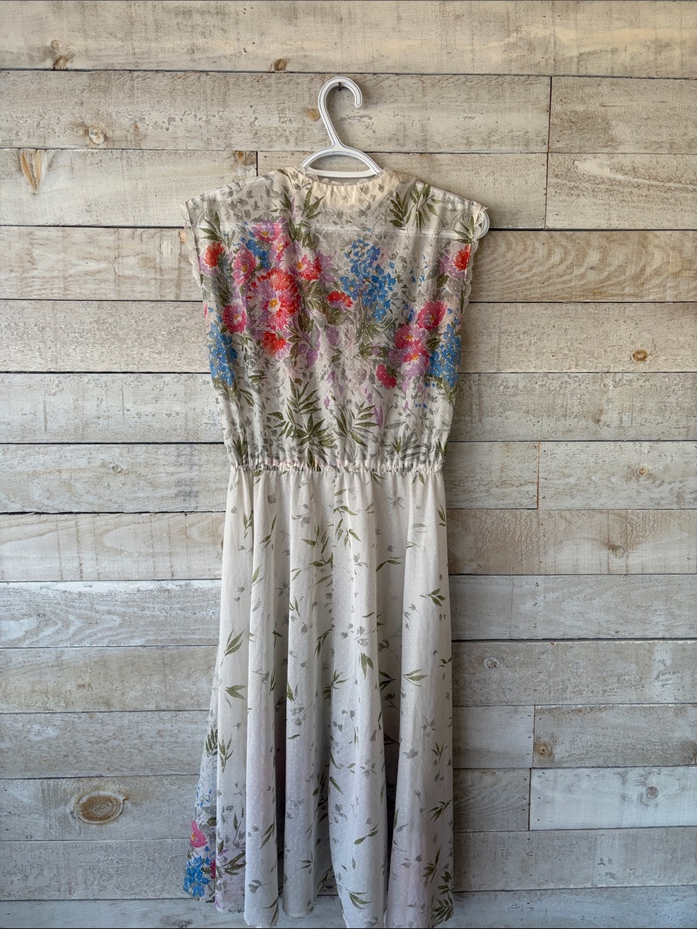 Cottagecore Sheer Floral print dress - Picture 3 of 11